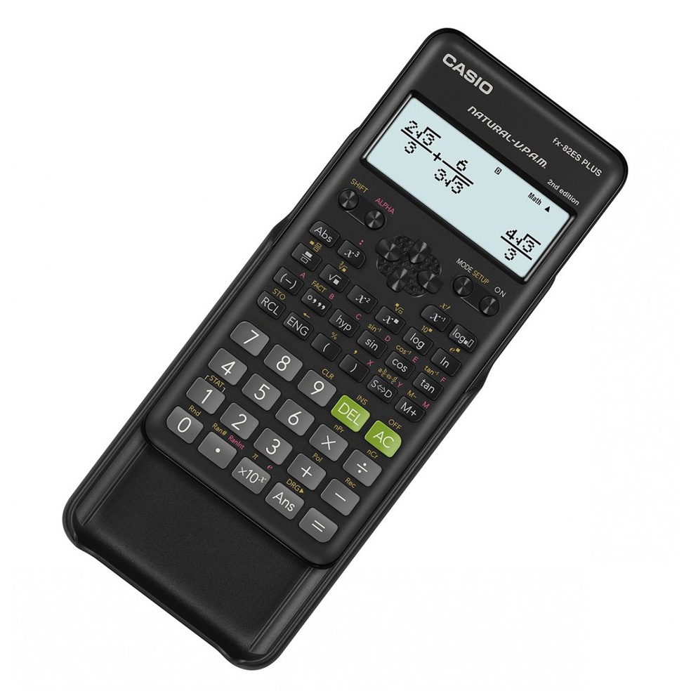 

KODE B12D CASIO KALKULATOR FX82ESPLUS BK 2nd edition Kalkulator SekolahKuliah ScientificSaintifik 252 fungsi