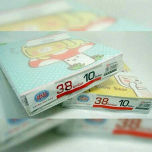 

KODE G4Z 1 pak 1 buku buku tulis sidu 38 lbr