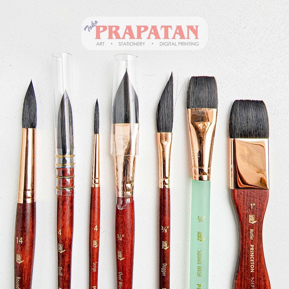 

KODE Y36Z Kuas Lukis Princeton Neptune Series 475 Watercolor Brush