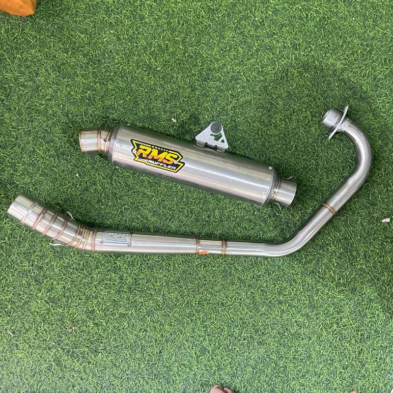 Knalpot Megapro Tiger Cb GL RMS Muffler Original leher paten bulat jenong ulem
