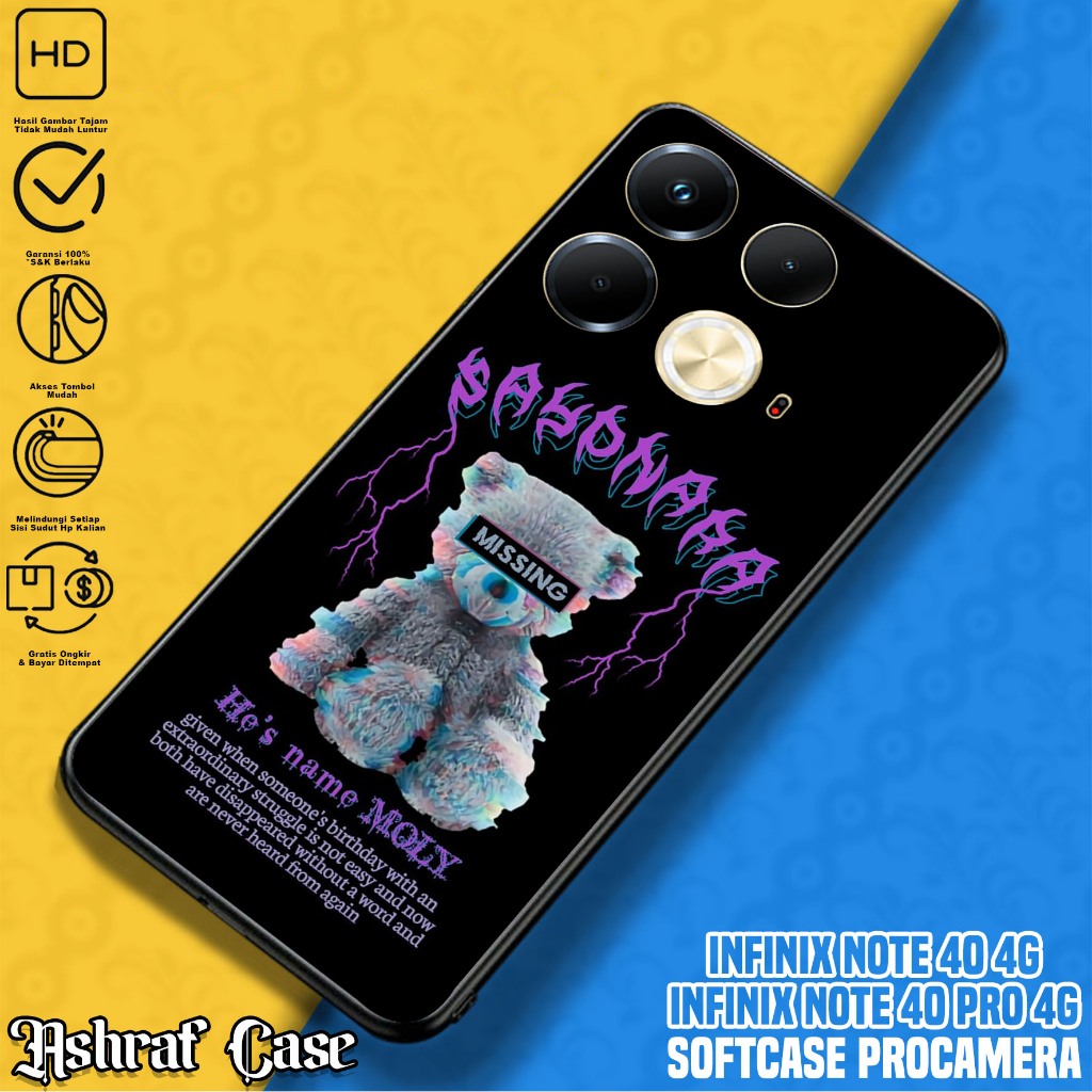 Case Infinix Note 40 - Casing Hp Infinix Note 40 Terbaru Motif BNKA - Silikon Hp Infinix Note 40 - S