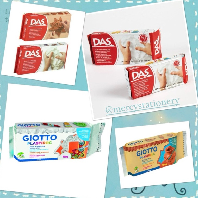 

KODE L96I DAS Modelling Materials Giotto Plastiroc 1 Kg Stone White Teracota Tanah Liat Clay