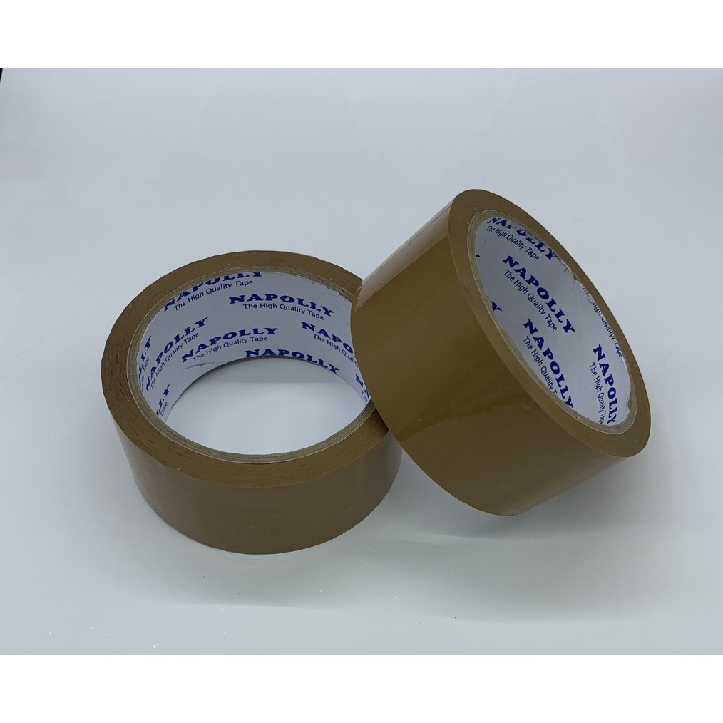 

PAKET MEWAH MURAH SUPER CLPER 45mmx9Y LAKBAN BENING DAN COKLAT NAPOLLY TAPE ISOLASI