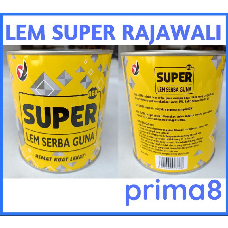 

LIMIT Lem Super Rajawali Kaleng 6gram ASLI ORIGINAL