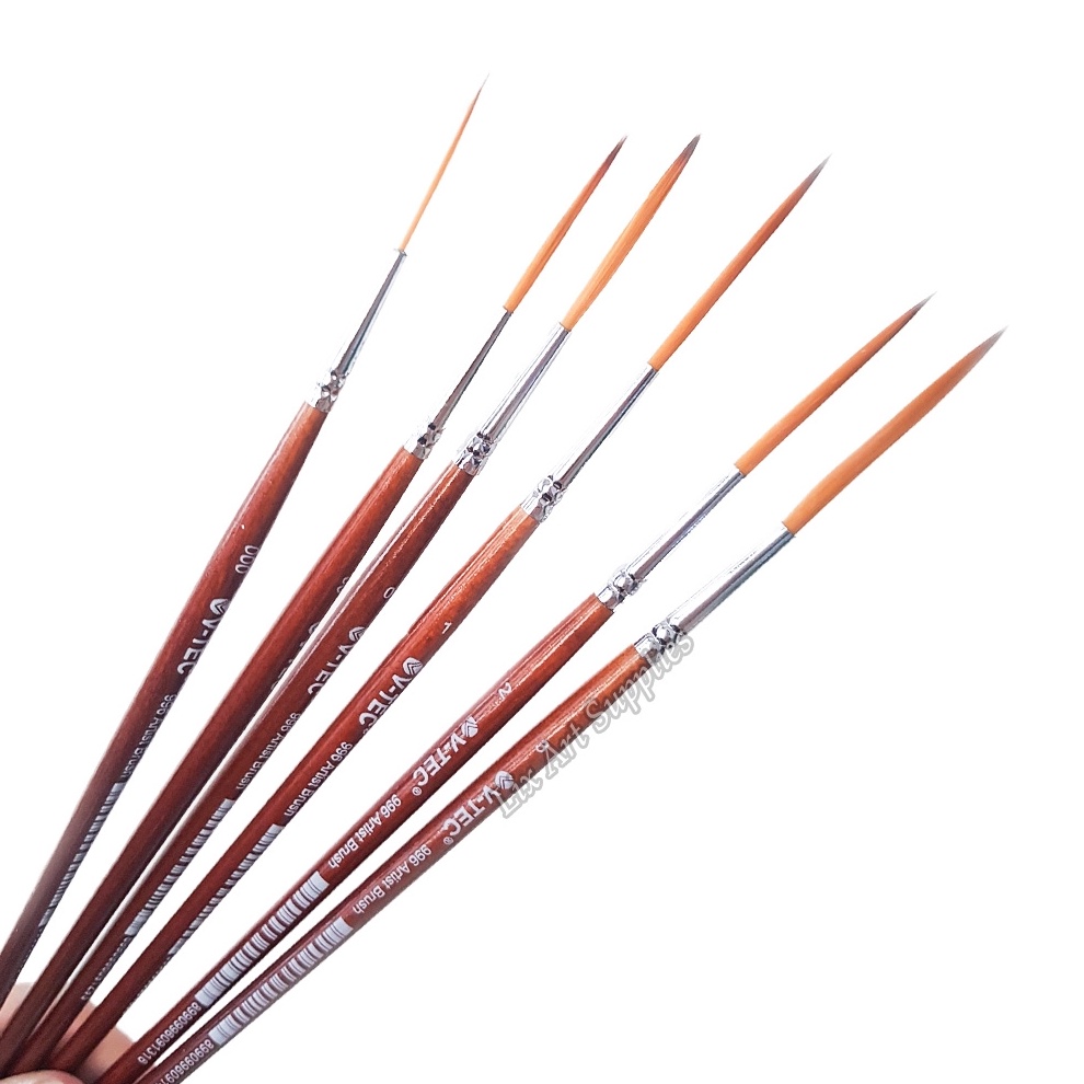 

KODE G93E VTec Liner Brush VT996 Set 6 Kuas Lukis Set 6