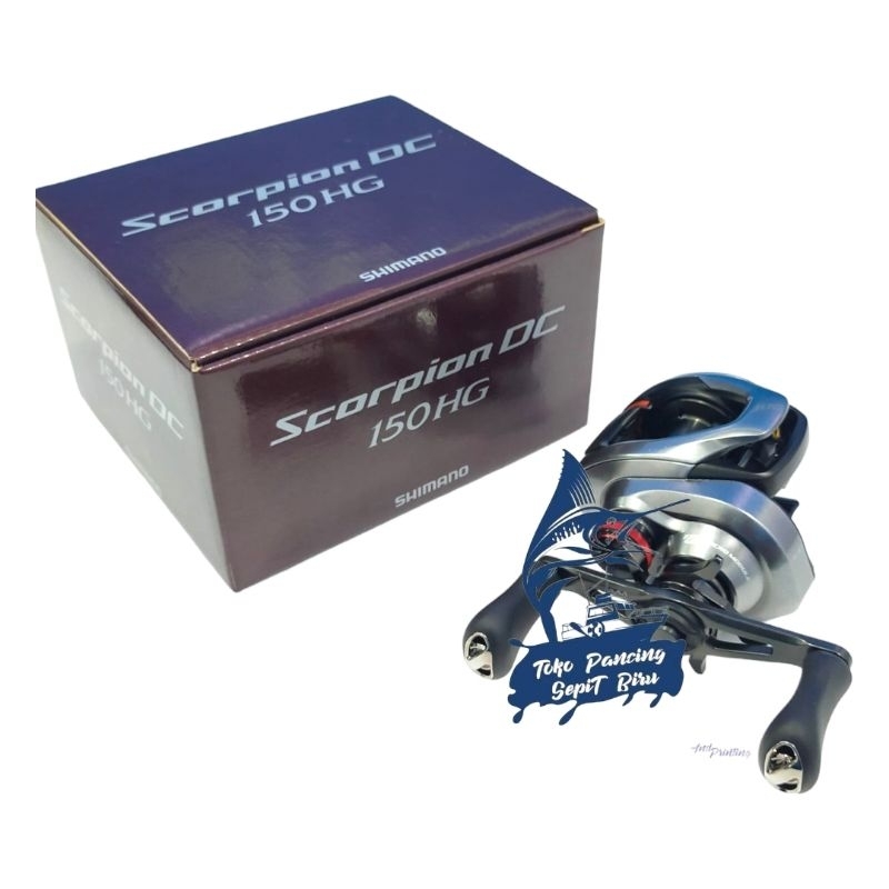 REEL BAIT CASTING SHIMANO SCORPION DC 150HG NEW 2021 HANDLE KANAN GARANSI RESMI | REEL BC | REEL CAS