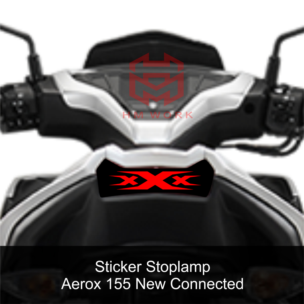 STICKER CUTTING STOPLAMP AEROX 155 NEW CONNECTED