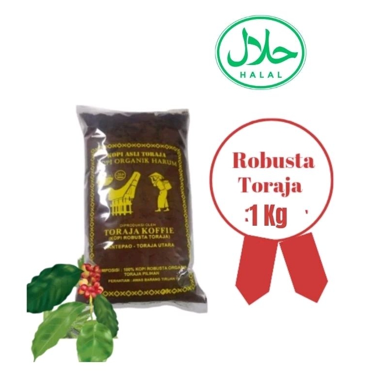 Kopi Robusta Toraja Kopi Bubuk 1kg Kopi Toraja Asli