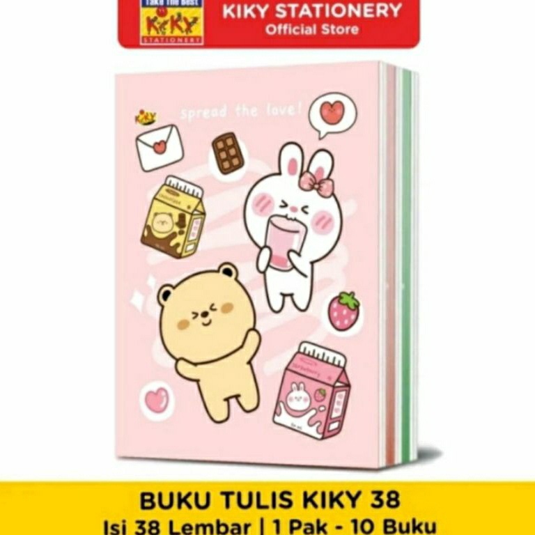

KODE H89U Buku Kiky Warna 38 Hal1pcs Buku Tulis Warna Murah