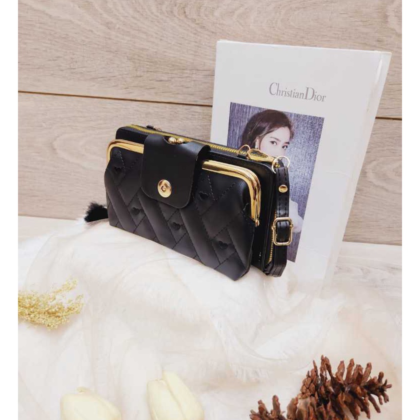 murah Tas Hp Forever LoveDompet Hp Behel tidur Resleting 1Tas Hp Wanita Korean Style 5my813