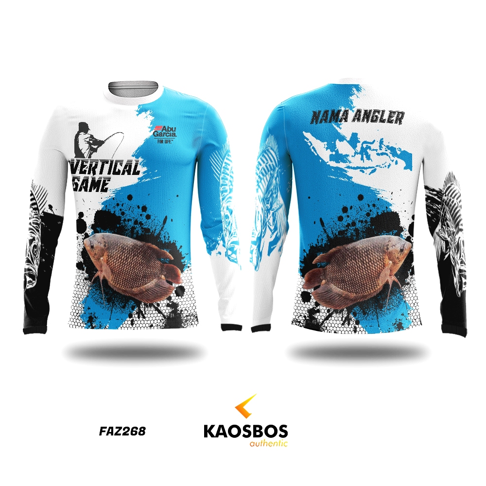 Kaos Baju Jersey Mancing Mania Strike Casting DryFit Full Print Lengan Panjang FAZ268 FREE Custom