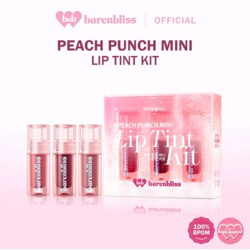 [SPECIAL OFFER] Lip Tint Mini Exclusive Barenbliss 3 in 1 package