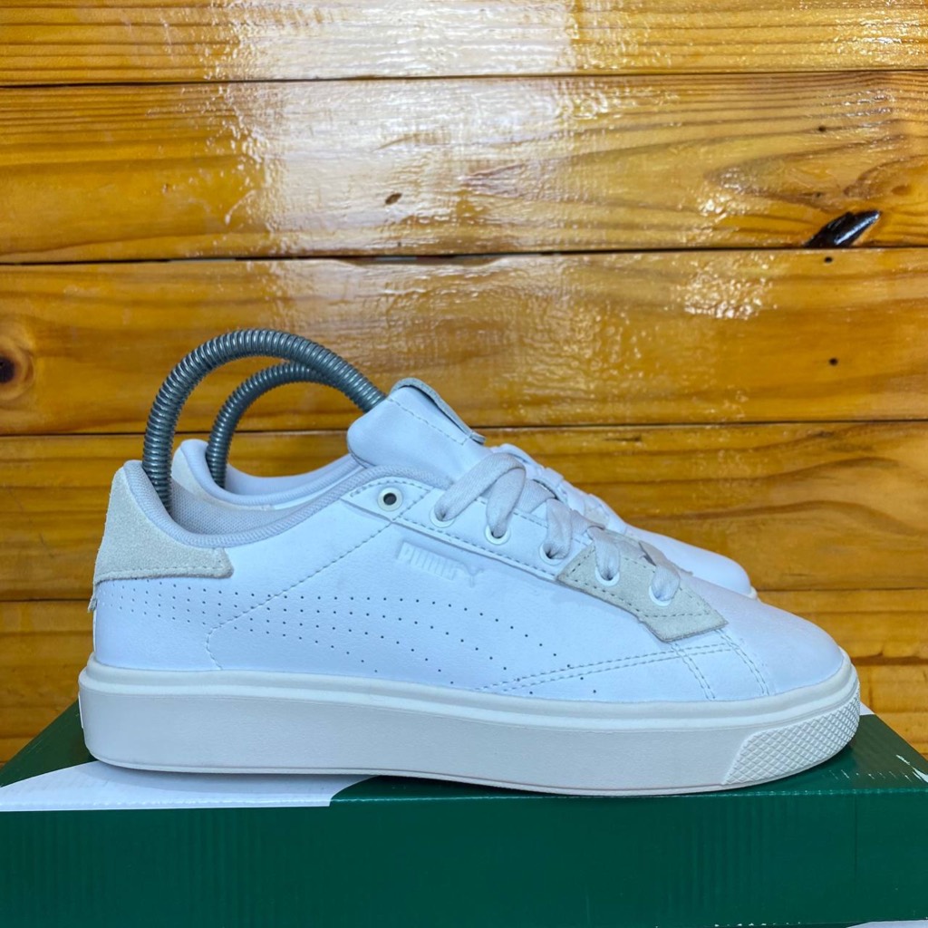 ONLY SIZE 37 BEKAS PAJANGAN SEPATU PUM4 WANITA PUMA4 LAJLA WNS WHITE FROSTED IVORY ORIGINAL COD SNEA