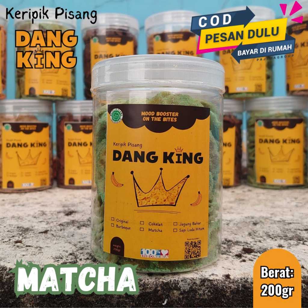 

Keripik Pisang MATCHA DANG KING TOPLES Cemilan Keripik UMKM