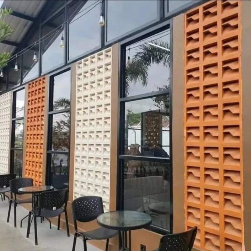 Roster Beton Minimalis,Loster Lubang Angin,Ventilasi Udara,dua sisi