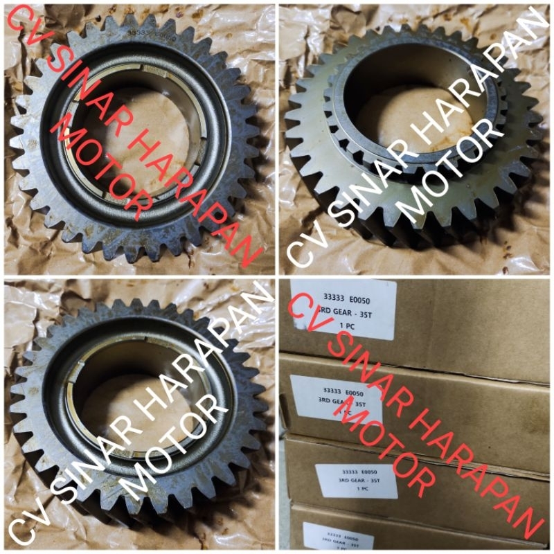 GEAR 3RD HINO 500 M009 FM 260 33333-E0050 GEAR ASSY 3RD SPEED 35T HINO LOHAN 500
