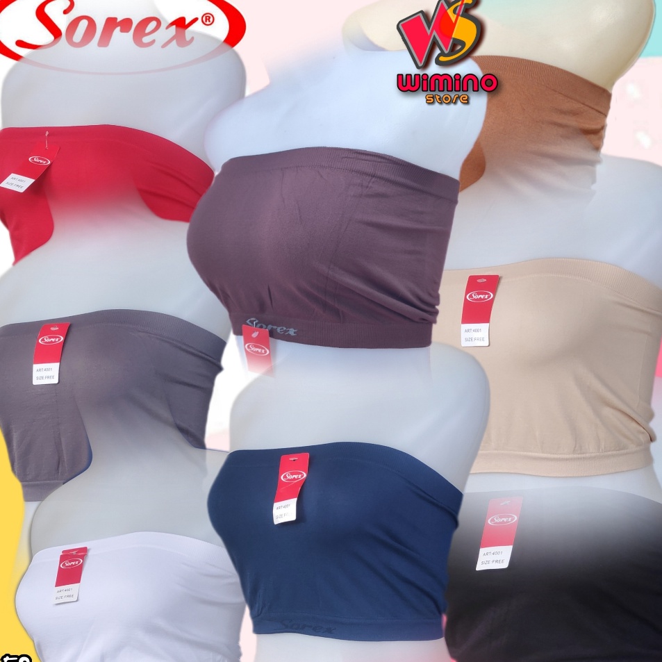 Top Surprise  W352  KEMBEN CROPTOP ATASAN WANITA SOREX TANPA TALI FREE SIZE MULTI COLOR