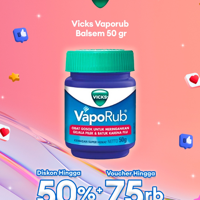 KP8 Vicks Vaporub Balsem Meringankan Gejala Batuk dan Pilek 5gr