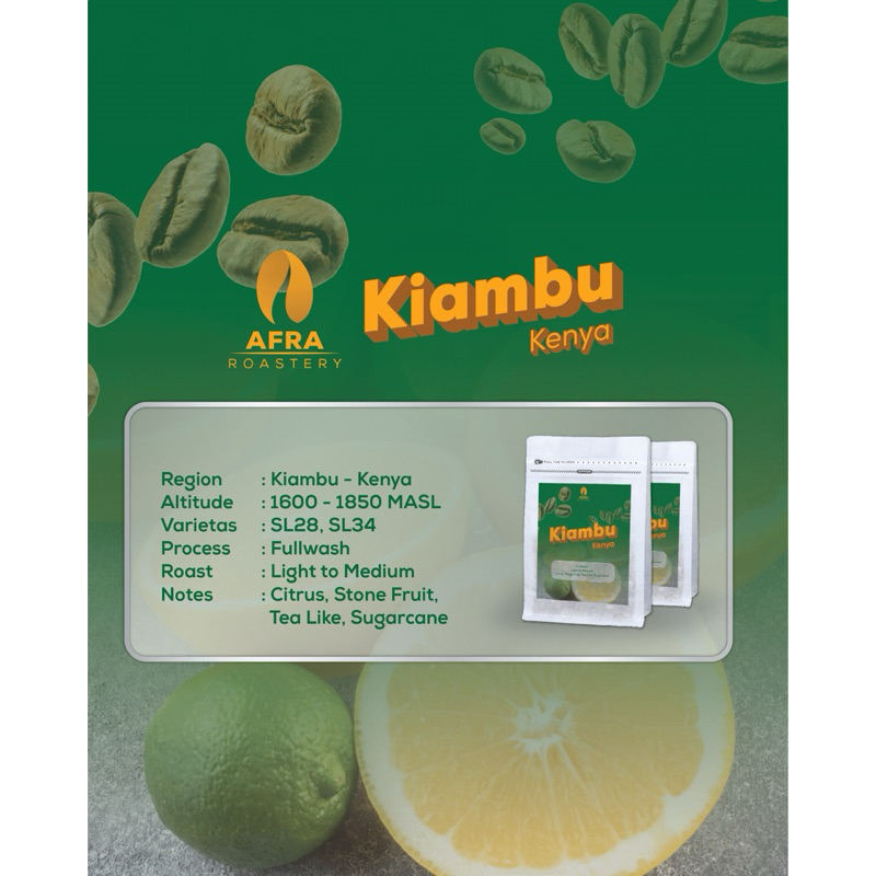 

Biji Kopi Arabica Single Origin Kenya Kiambu