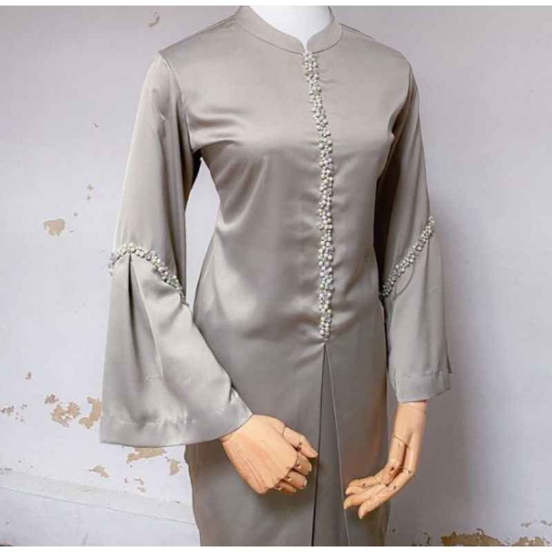 Aulia Setelan Kurung Payet Mewah Bigsize Jumbo Baju Kondangan Wanita