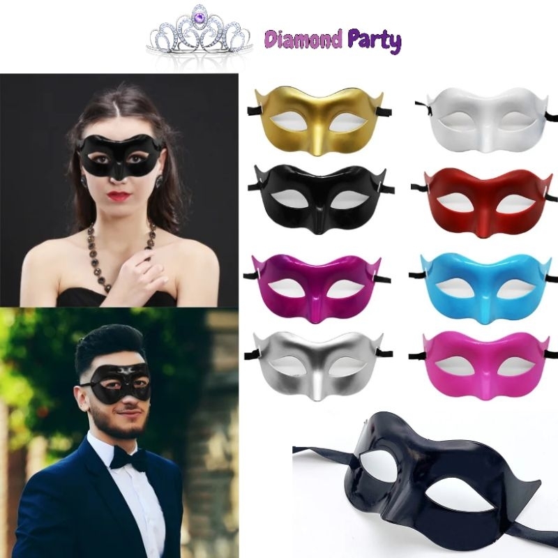 Topeng mata masquerade setengah wajah / Topeng Pesta / Topeng Wanita / Topeng Pria
