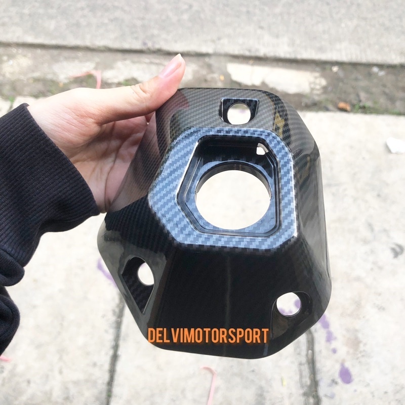 Corong Knalpot atau Mulut Tutup Knalpot Honda ADV carbon / Cover corong knalpot carbon ADV 150 Zoro 