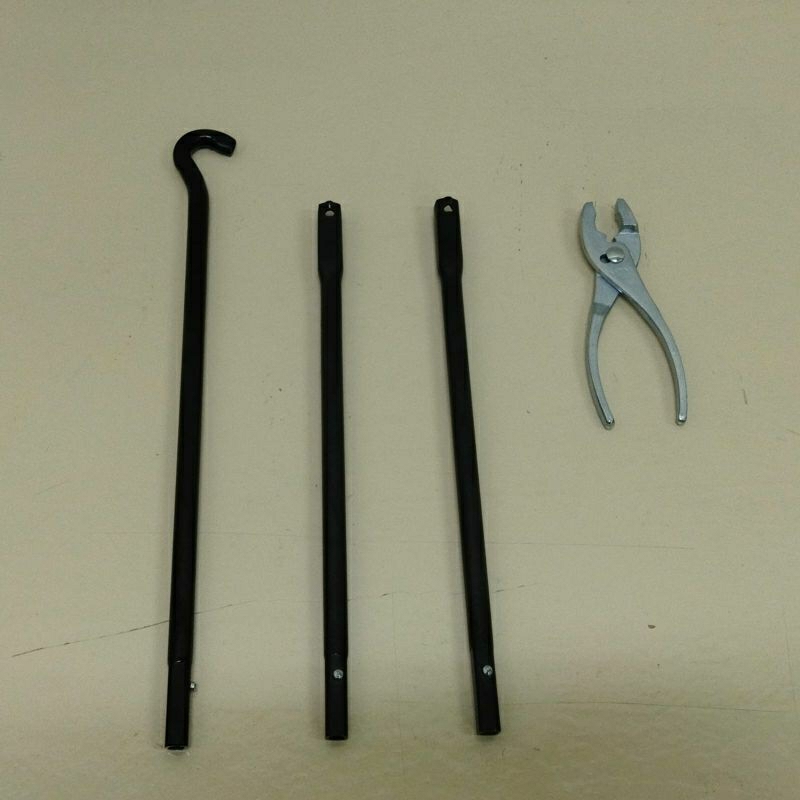 Handle Set/Kunci pelepas ban dongkrak Toyota Fortuner & Innova Reborn bonus Tang