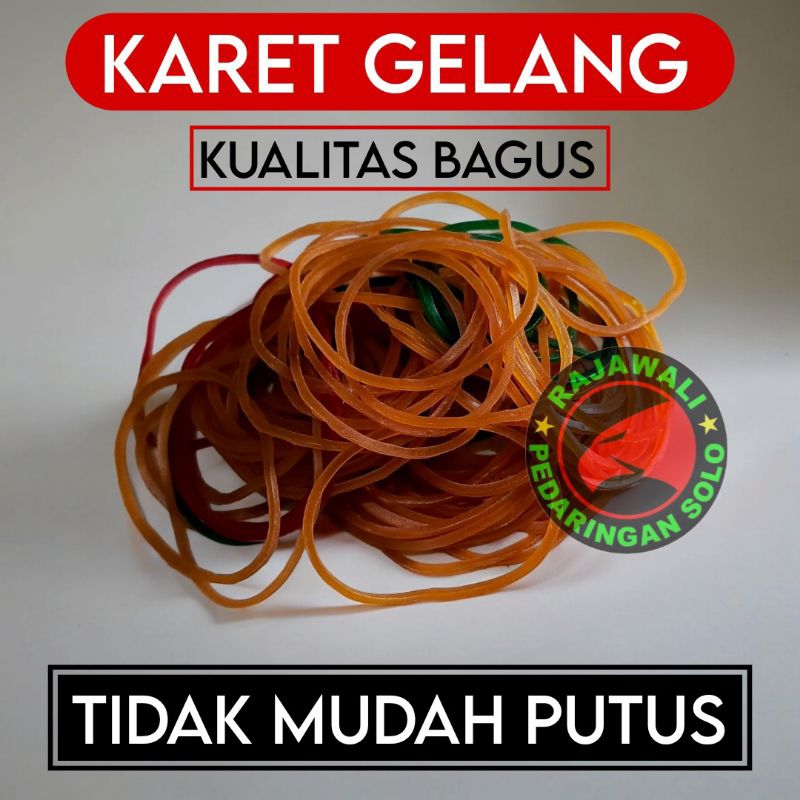 

KARET GELANG 100pcs KUAT TIDAK MUDAH PUTUS KARET