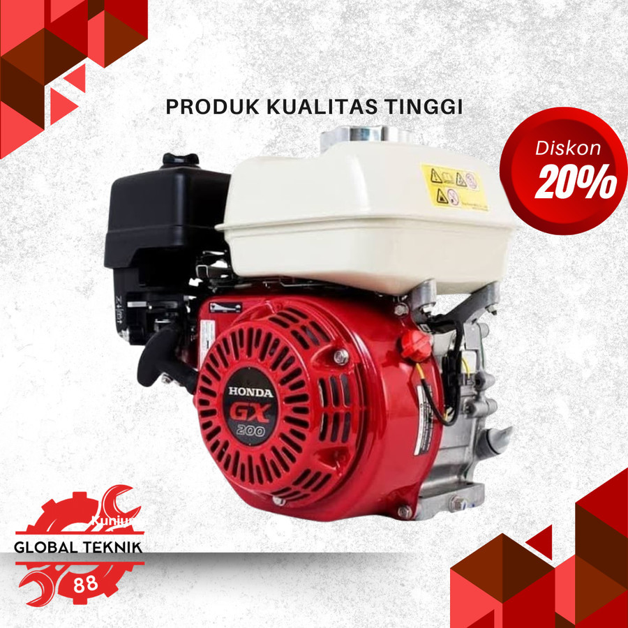 Engine HONDA GX200 6.5Hp / Mesin Penggerak GX 200 HONDA 6.5 HP - thailand