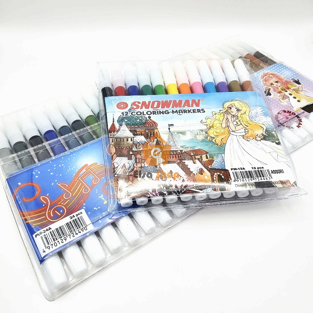 

Spidol warna snowman - coloring spidol snowman (PW -12A / PW -24A)