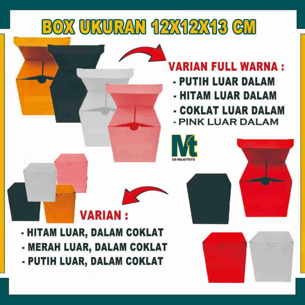 

Box 12x12x13 cm / Box Sloop / Box Accesoris / Kardus Polos