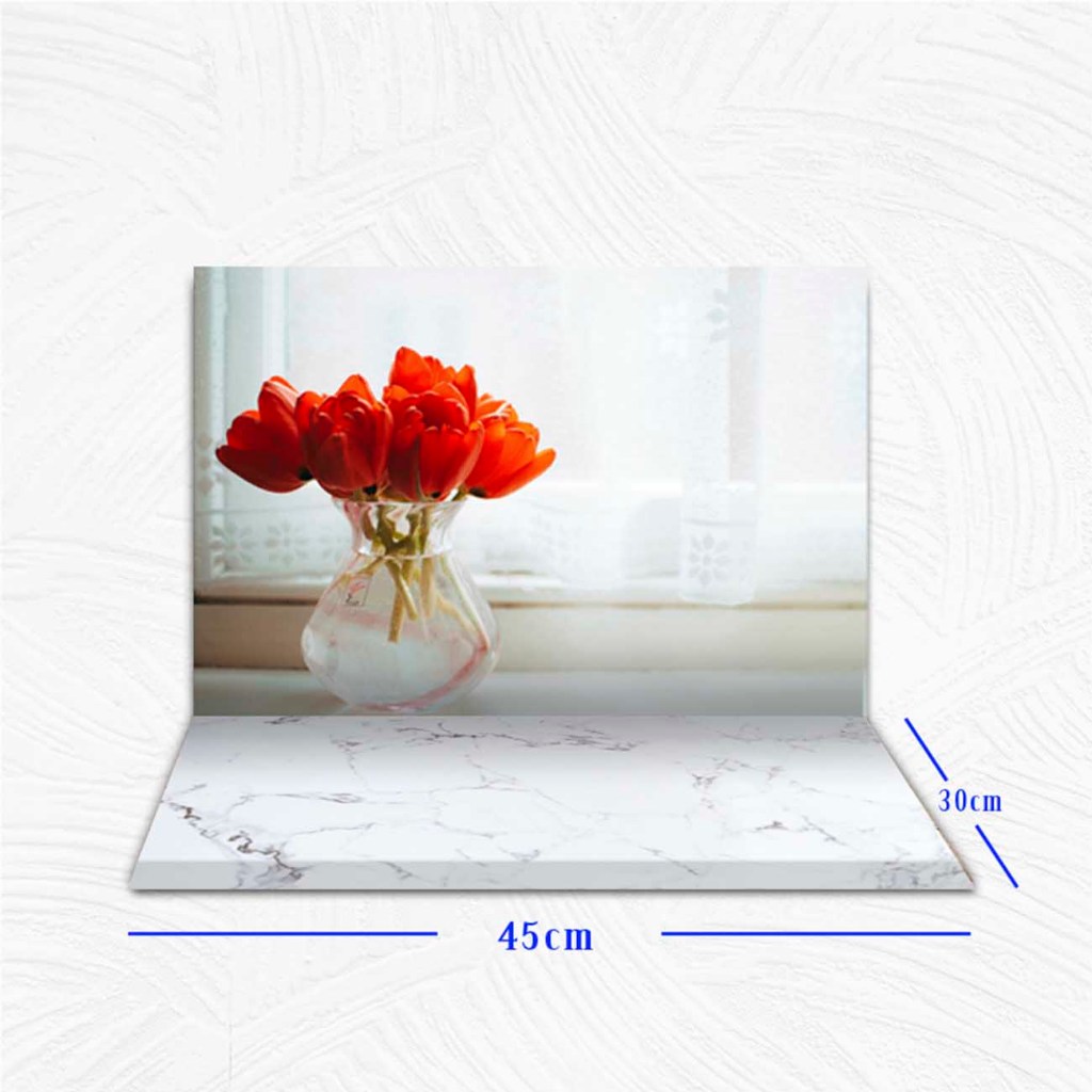 Alas foto lipat background produk - Desain Bunga Tulip