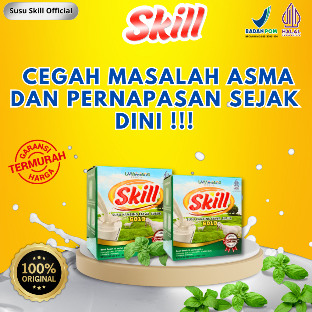 

Susu Kambing Etawa Bubuk Original Atasi Asma 1 Box isi 10 Sachet