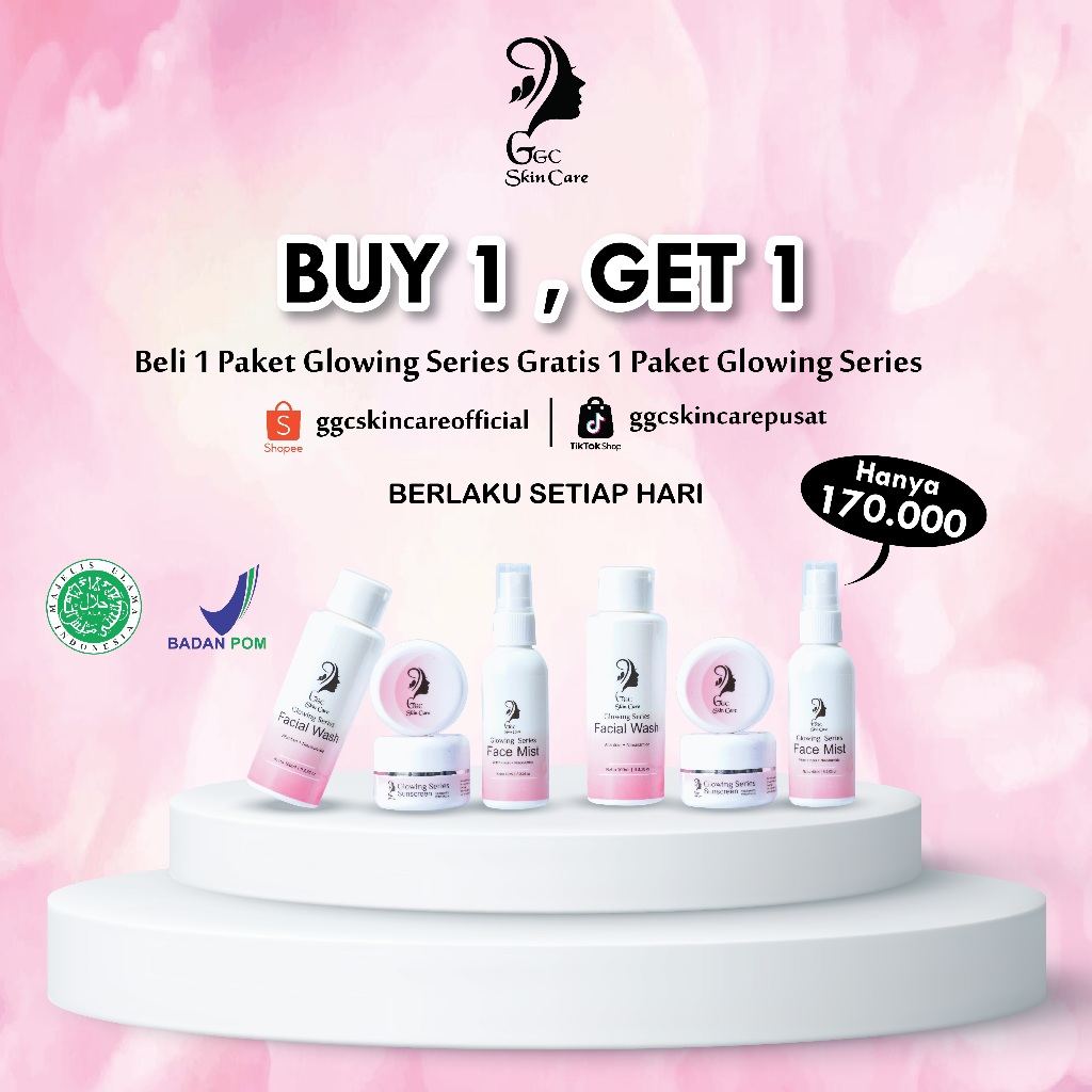 GGC Skincare Glowing Series Paket Ekonomis