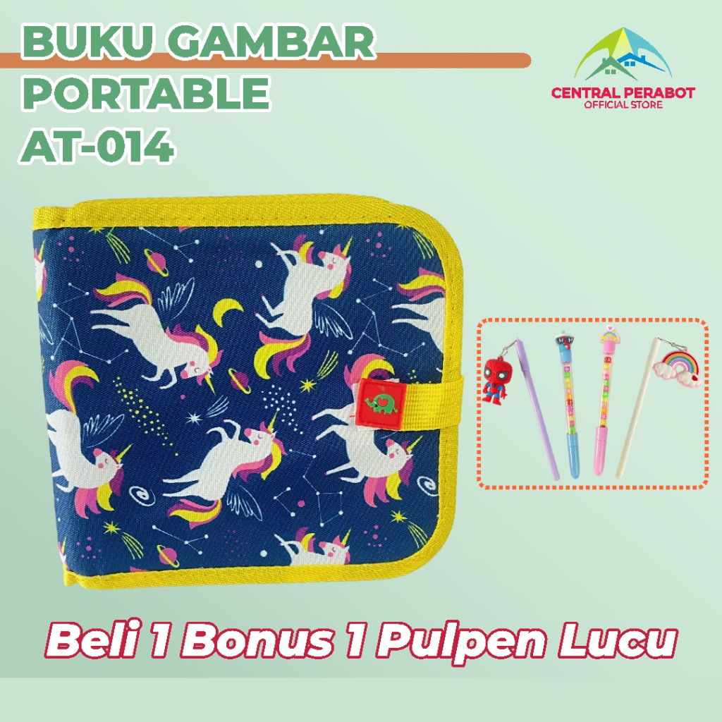 

Buku Gambar Portable/ Buku Gambar Ajaib Anak Bisa Dihapus Magic Book AR-014