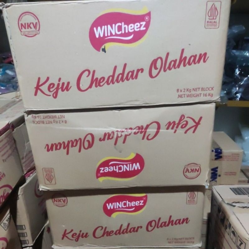 

keju wincheez 2kg 1dus (isi 8 x 2kg)