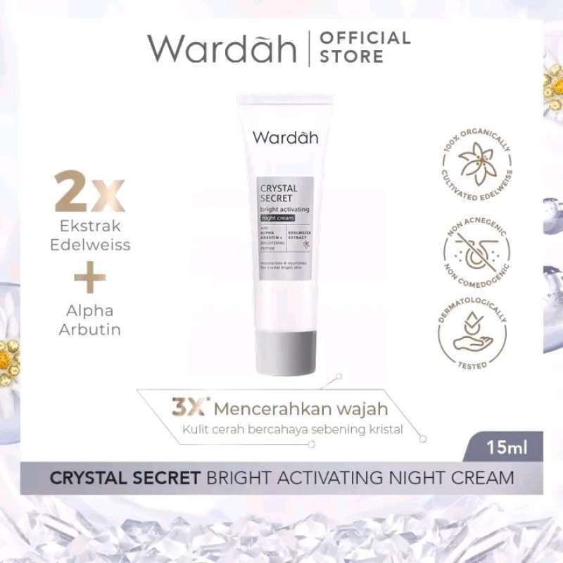 Wardah Crystal Secret Night Cream 15ml