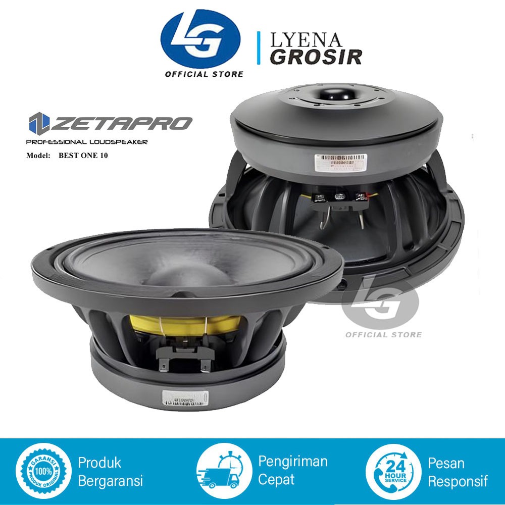 Komponen Speaker ZETAPRO BEST ONE 10 speker 10inch Original