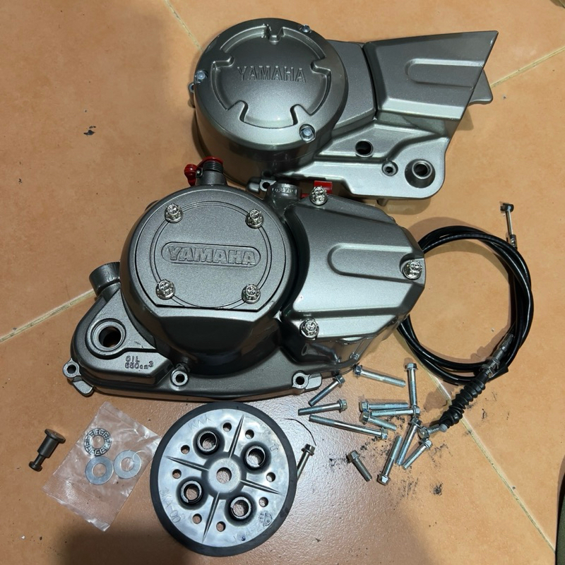 BAK KOPLING KANAN RX KING KAWINAN BAK NINJA ORIGINAL COPOTAN MOTOR FULL SILVER