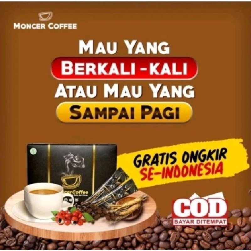 

Kopi McR-monceer-kopi [kopi stamina isi 8 sachet] kopi aman & halal