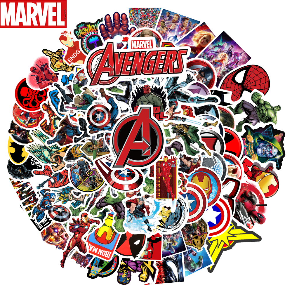 

COD✨Gaya Avengers Marvel Manusia Besi Hulk Kapten Amerika untuk papan luncur/Buku Harian/Laptop/Sticker Helm Tahan Air Vinil/hp casing stiker tahan air berperekat