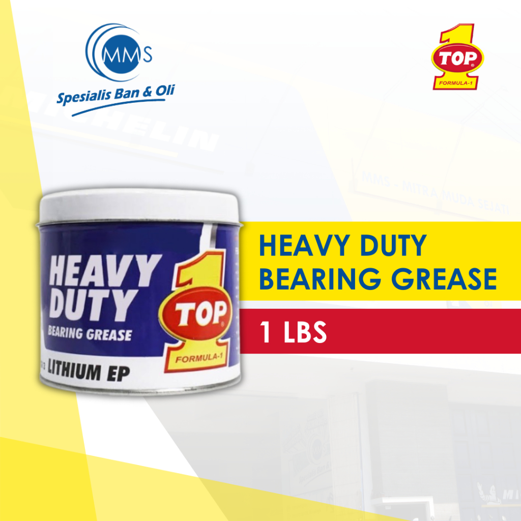 Gemuk / Pelumas / Grease / Stempet TOP 1 Heavy Duty Bearing Grease Lithium EP 1 Lbs
