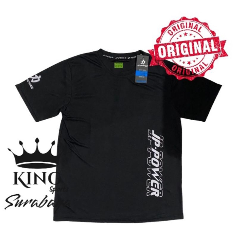 kaos badminton jersey jp power black