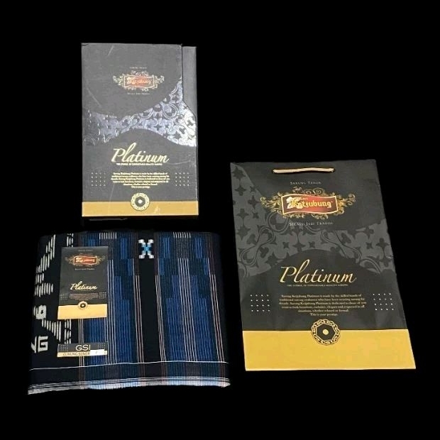 Sarung Ketjubung Platinum Gsi Gold