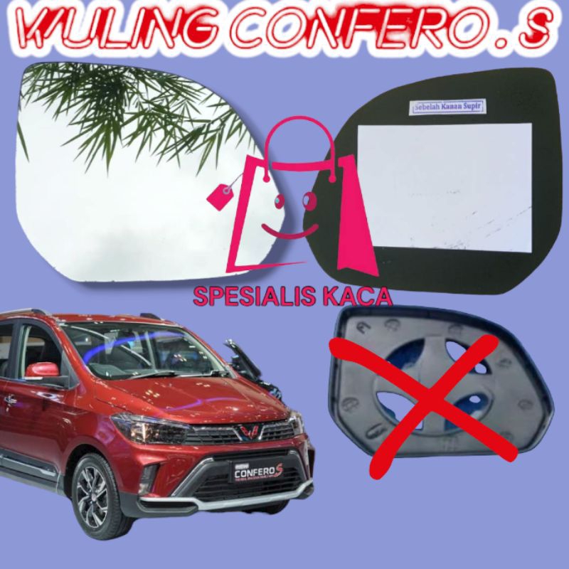 wuling confero kaca spion wuling confero S kaca spion refill tanpa frame