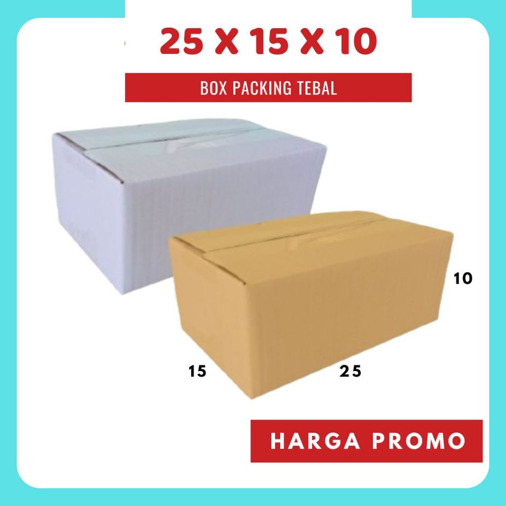 

Box 25x15x10 Kardus A1 Packing Karton Dus Kotak Kemasan Obat Mainan Olshop Souvenir Jamu Sparepart