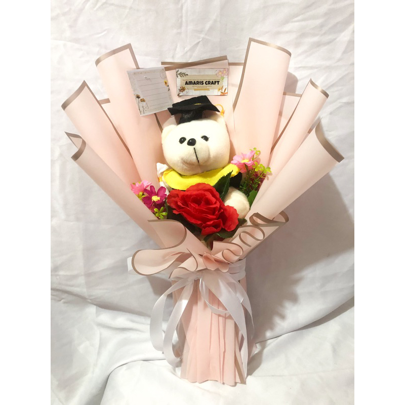 

Bouquet warna pink bunga boneka snack / bucket snack cocok untuk hadiah wisuda / graduation / ulang tahun / anniversary / birthday kualitas premium, estetik