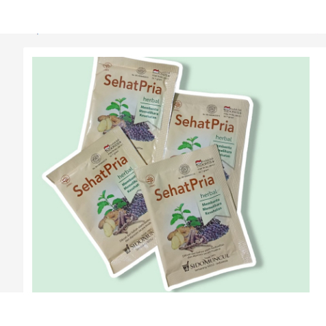 

Jamu Sido Muncul Sehat Pria Kemasan 7 Gram Per Sachet