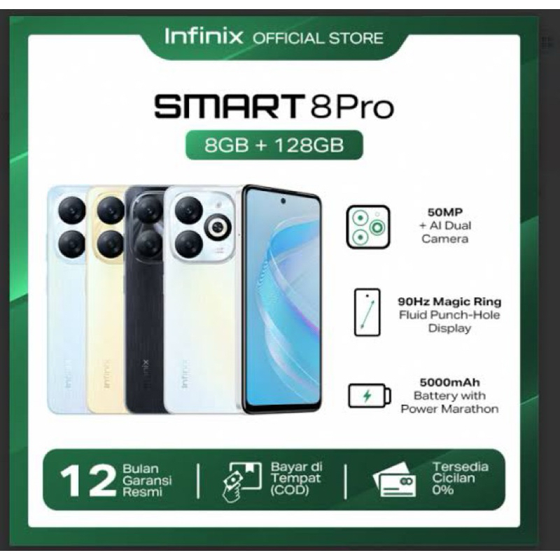 infinix smart8 pro 8/128
