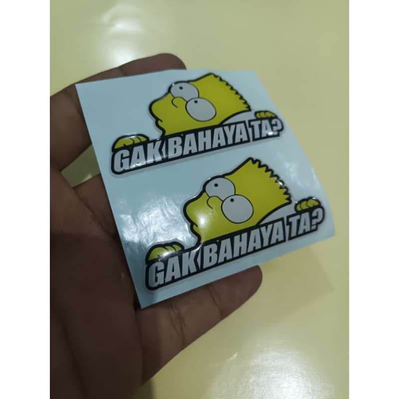 

STIKER GAK BAHAYA TA STICKER GAK BAHAYA TA TIMBUL STICKER SIMPSON